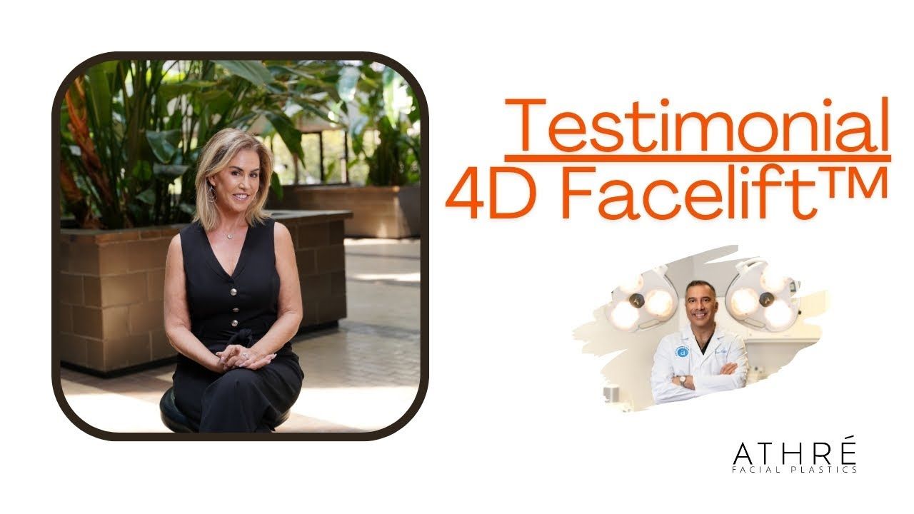 4D Facelift testimonial featuring a satisfied patient.