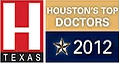 Texas Magazine Houston's Top Doctors 2012 badge.
