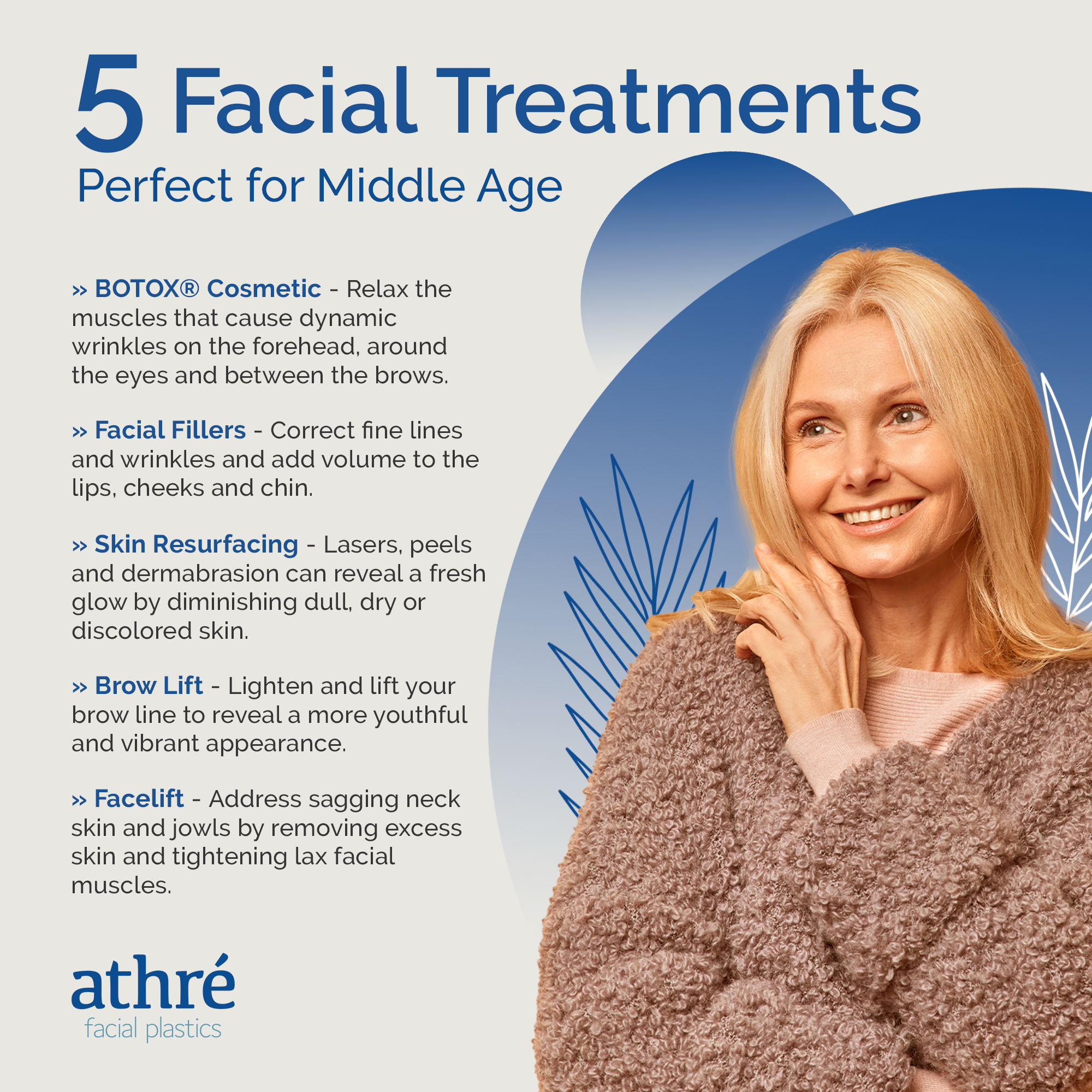 5 Facial Treatments Perfect for Middle Age