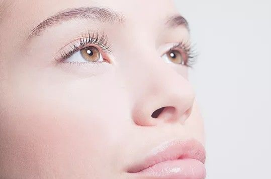 Close up portrait of woman's face